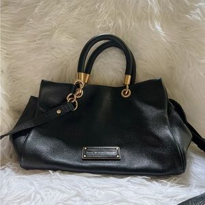 Marc Jacobs black leather bag